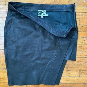 Pam&Gela Sheep Soft Leather skirt